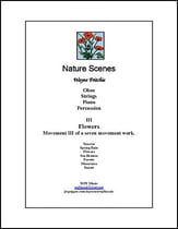 Nature Scenes III Flowers Orchestra sheet music cover
